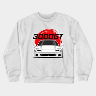 Front White 3000GT 1994 1997 JDM Crewneck Sweatshirt